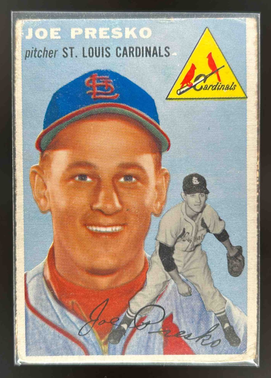 Card image for 1954 TOPPS JOE PRESKO #135 ST. LOUIS CARDINALS