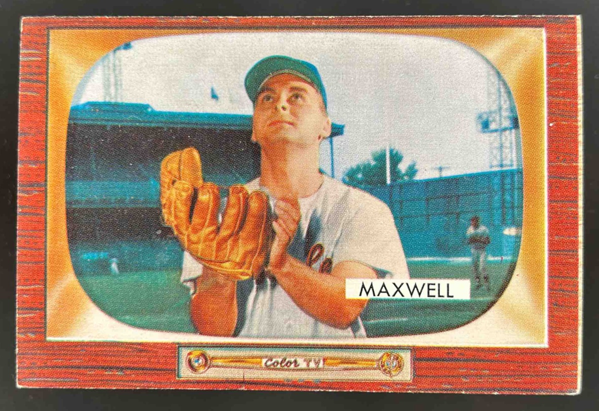Card image for 1955 BOWMAN BASEBALL CHARLIE MAXWELL #162 BALTIMORE ORIOLES