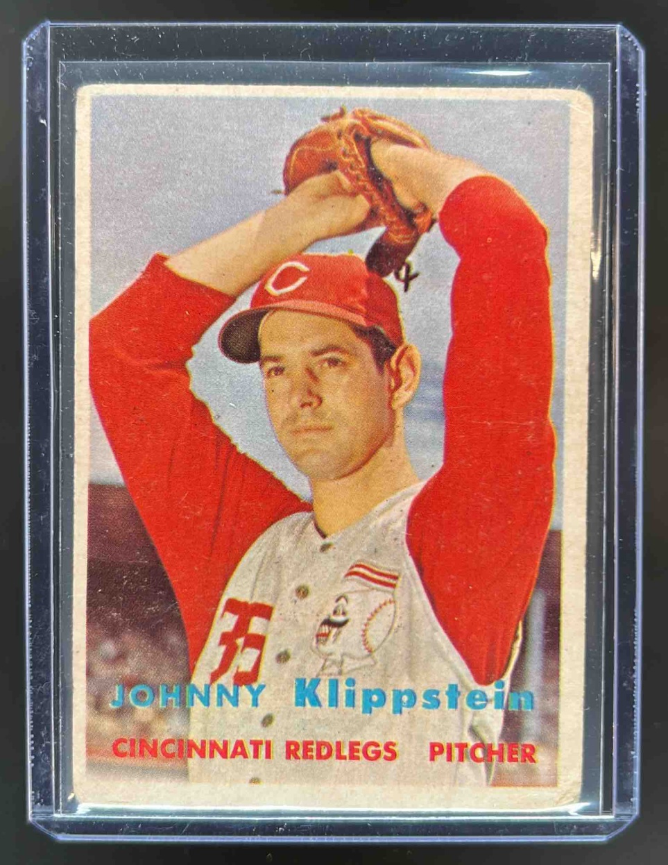 Card image for 1957 TOPPS JOHNNY KLIPPSTEIN #296
