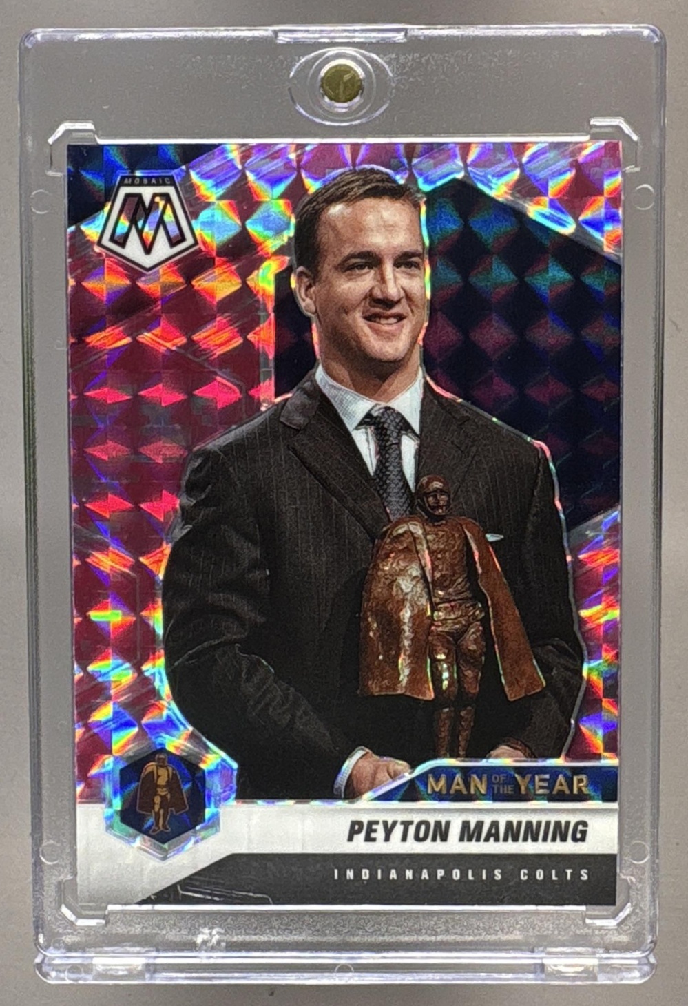 2021 PANINI MOSAIC PEYTON MANNING #263 PINK CAMO COLTS