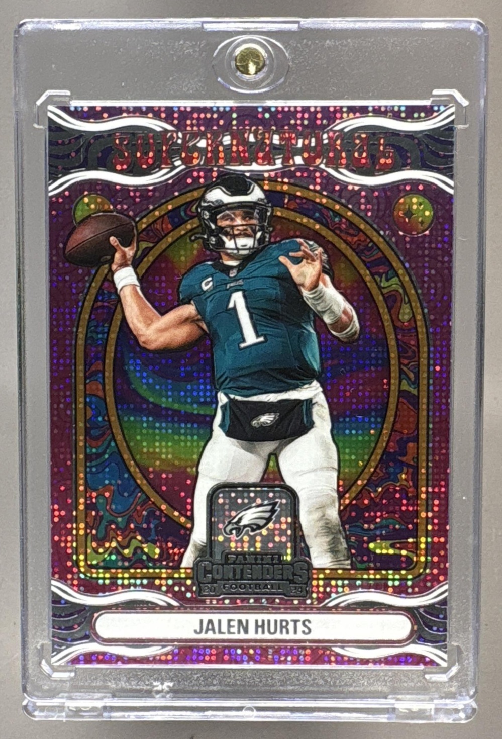 2024 PANINI CONTENDERS JALEN HURTS #4 SUPERNATURAL EAGLES