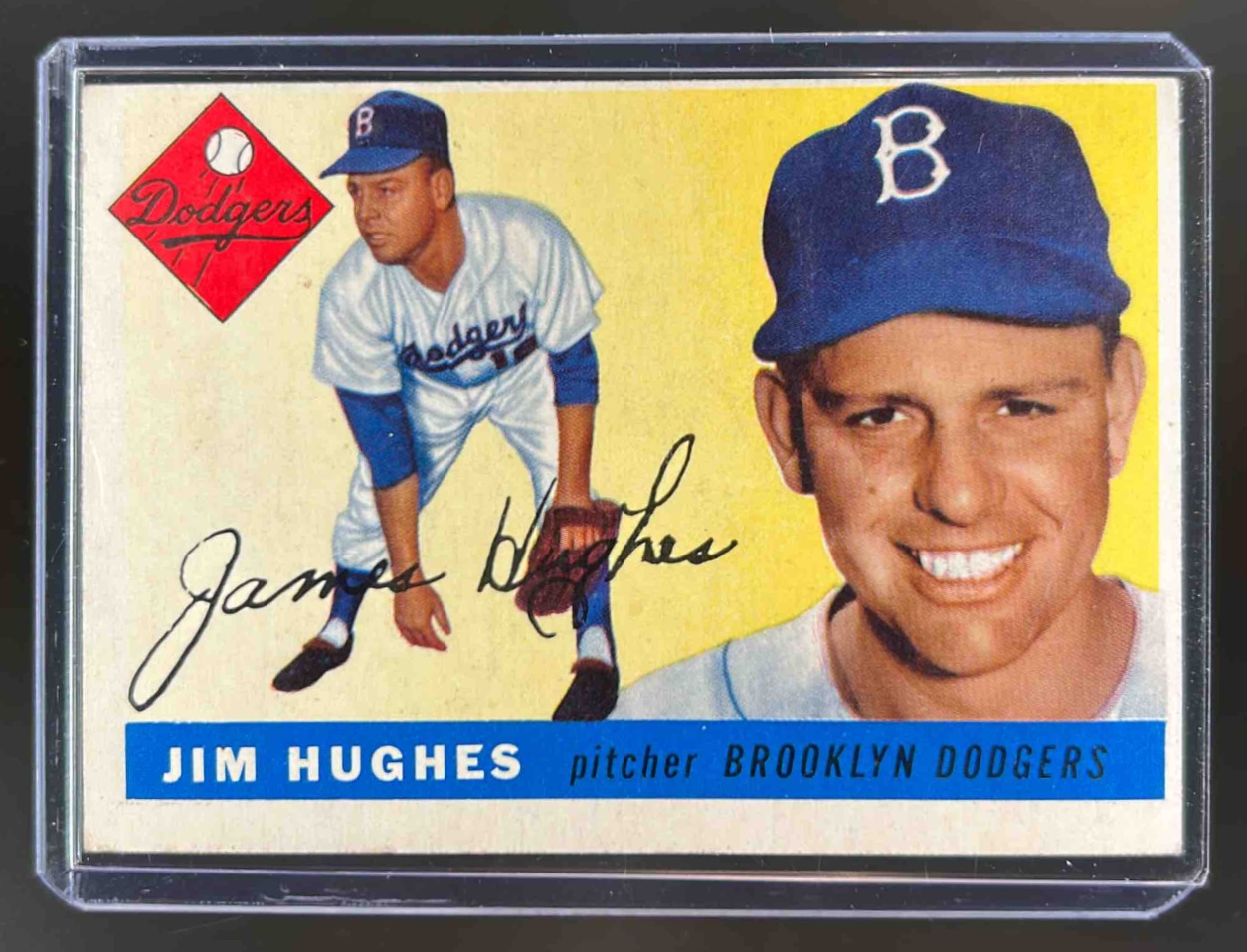 Card image for 1955 TOPPS JIM HUGHES #51