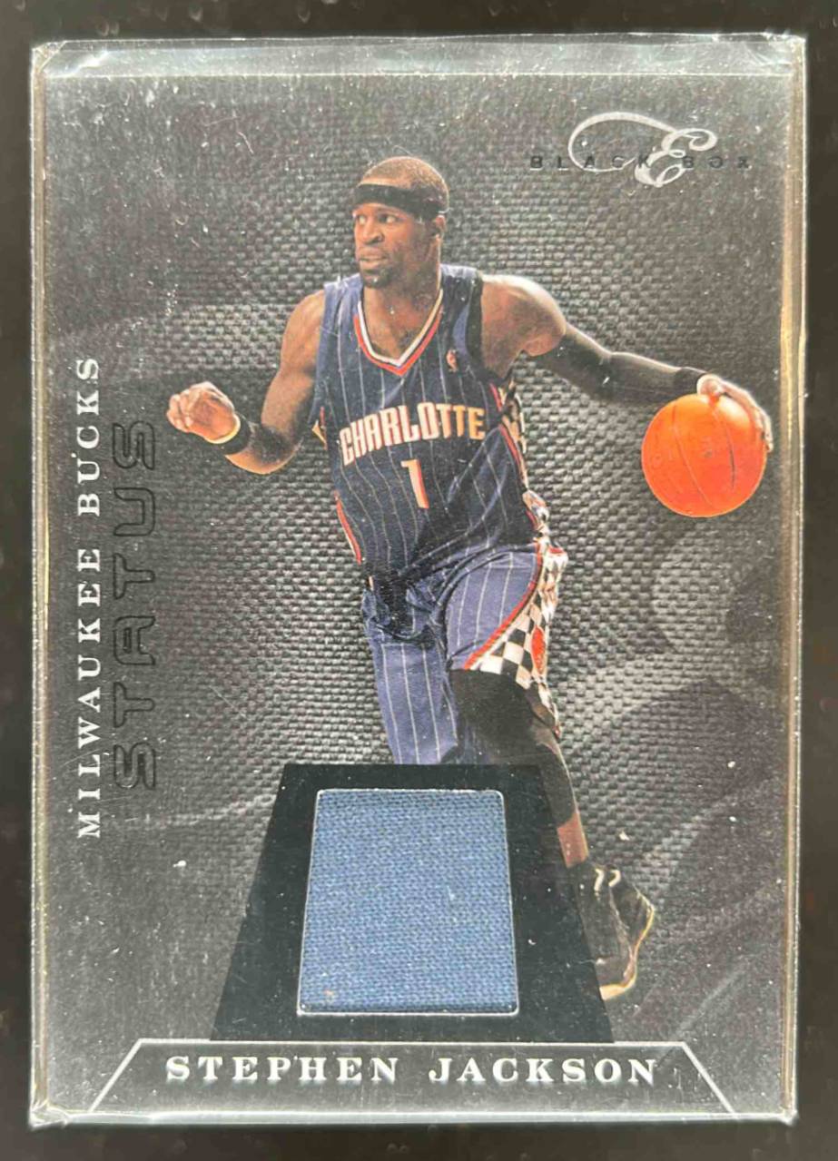 Card image for 2010-11 PANINI ELITE BLACK BOX STEPHEN JACKSON MATERIALS /99 #30