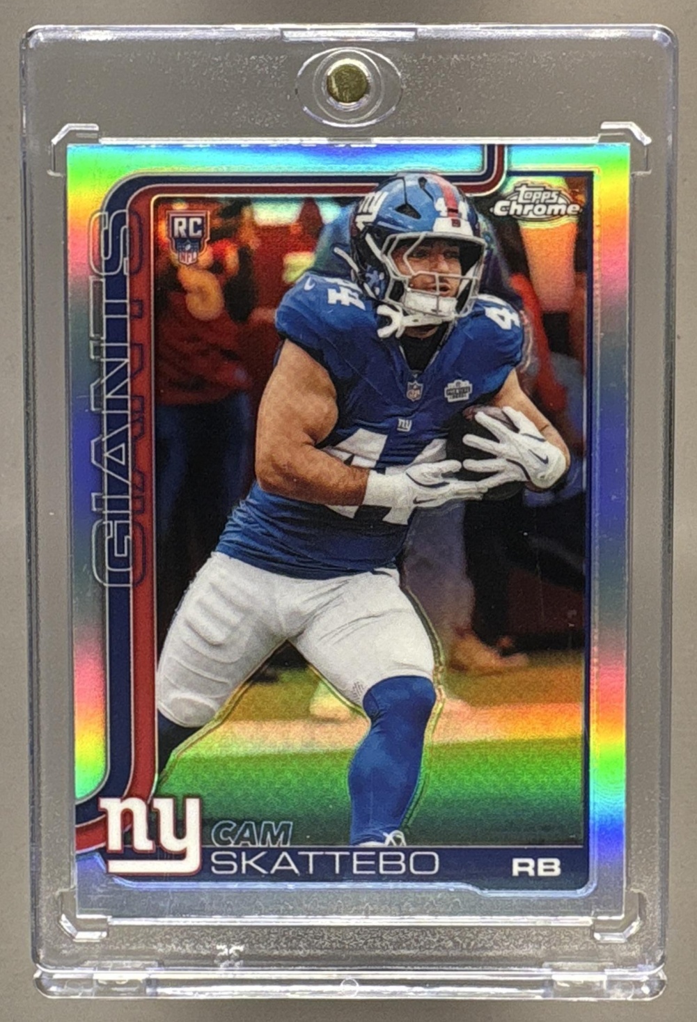 2025 TOPPS CHROME CAM SKATTEBO #331 ROOKIE REFRACTOR RC GIANTS