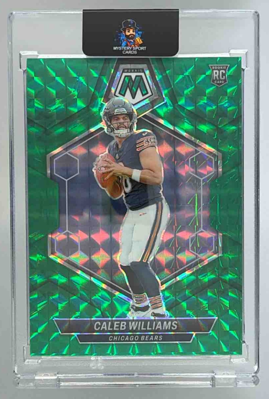 Card image for 2024 Panini Football Mosaic Caleb Williams #301 RC Chicago Bears