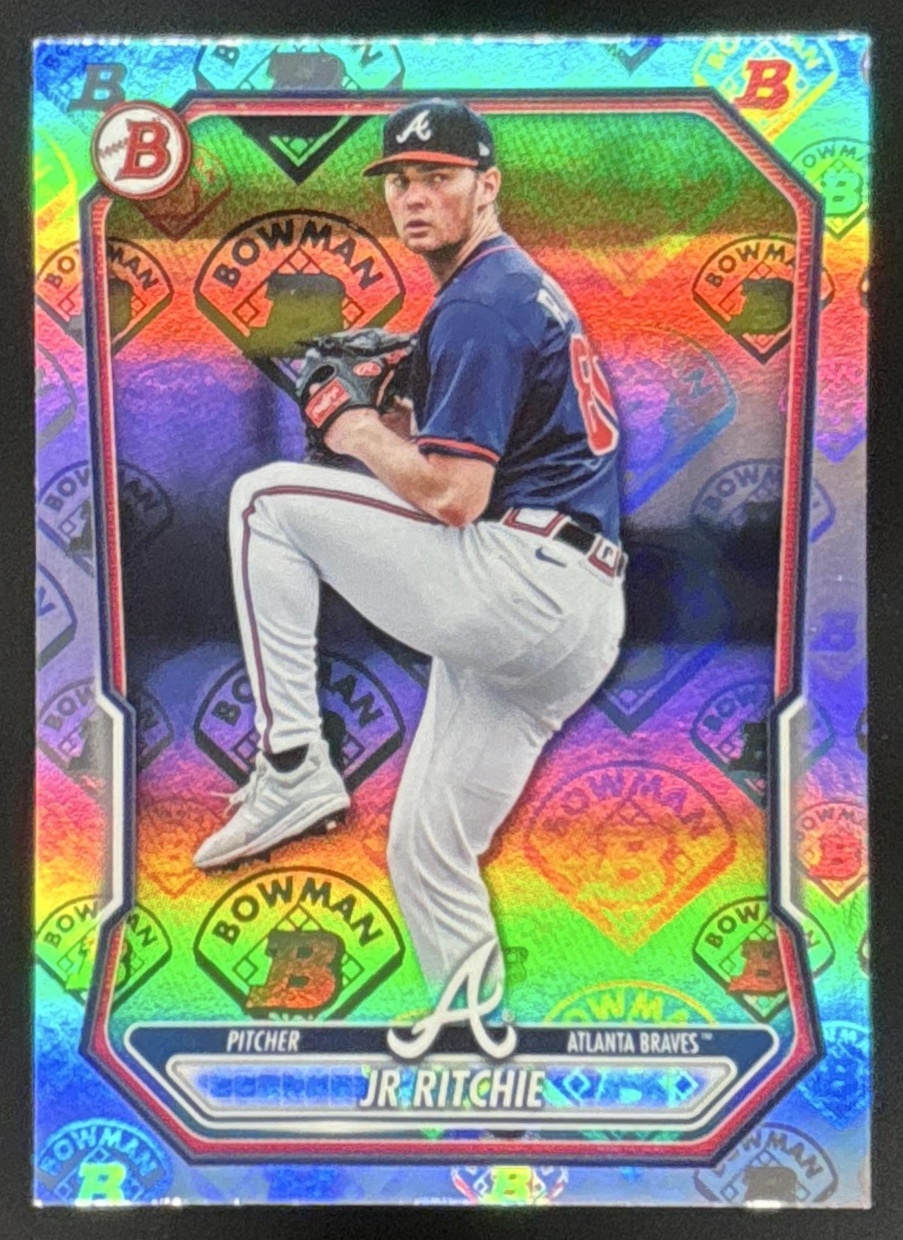 Card image for JR Ritchie 2026 Bowman Logo Pattern Prospects Atlanta Braves