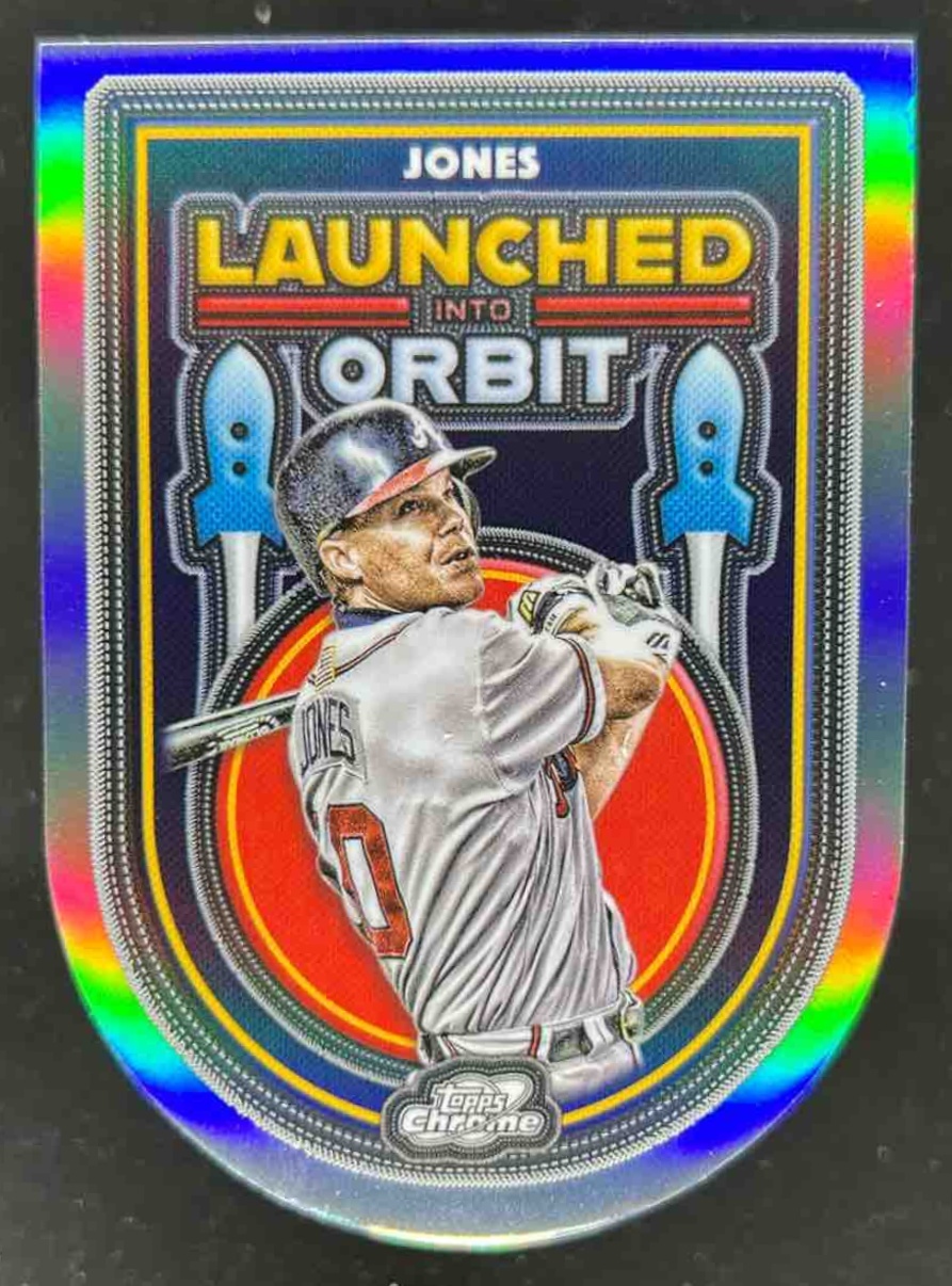 Card image for Chipper Jones 2025 Topps Cosmic Chrome Launched Into Orbit