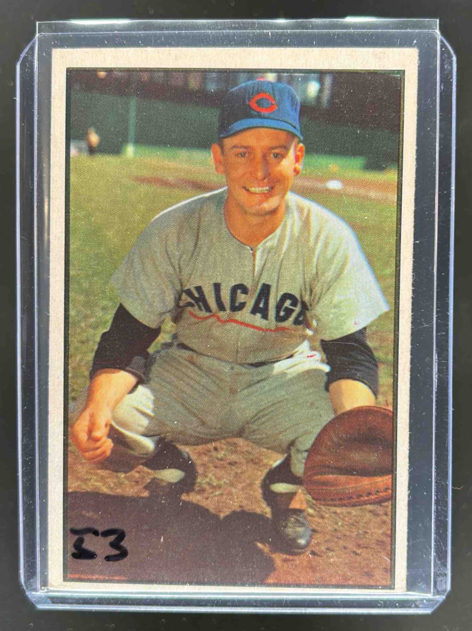 Card image for 1953 BOWMAN BASEBALL COLOR TOBY ATWELL #112 CHICAGO CUBS