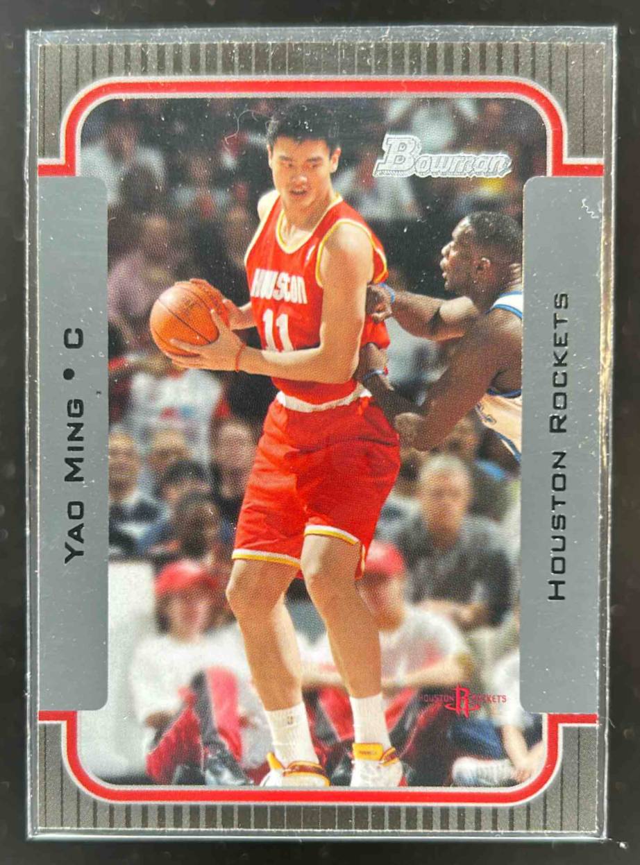 Card image for 2003-04 BOWMAN ROOKIES & STARS YAO MING #1 HOUSTON ROCKETS