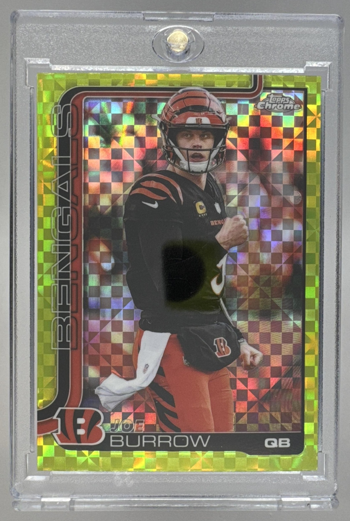 Card image for 2025 Topps Football Chrome Joe Burrow #61 Cincinnati Bengals