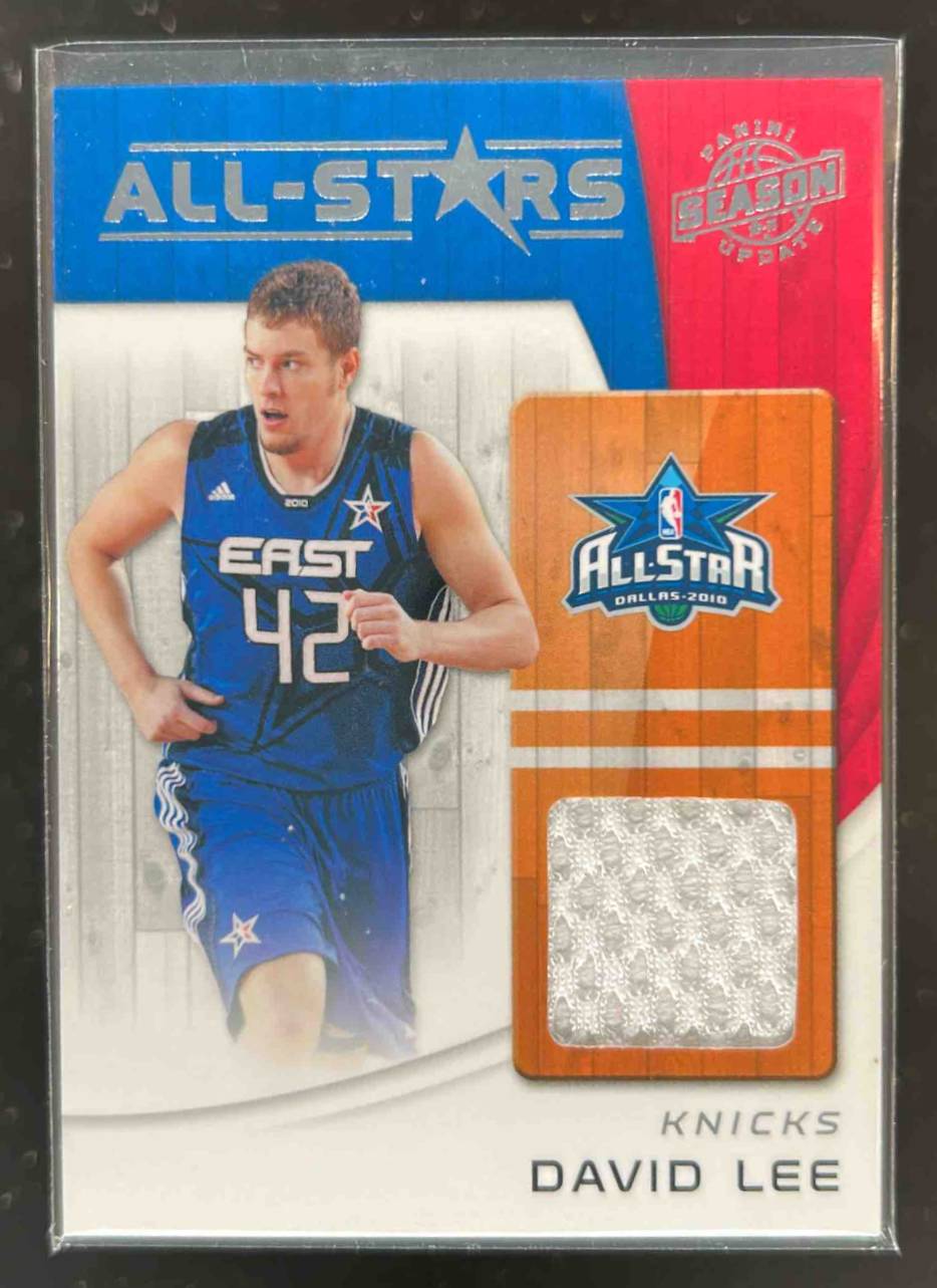 Card image for 2010-11 PANINI SEASON UPDATE DAVID LEE ALL STARS MATERIALS #7 NEW YORK KNICKS