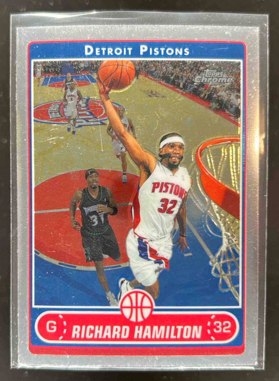 Card image for 2006-07 TOPPS CHROME RICHARD HAMILTON #52 DETROIT PISTONS