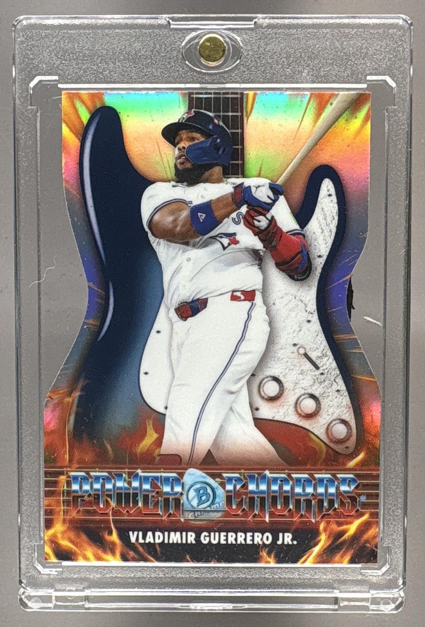 2026 BOWMAN VLADIMIR GUERRERO JR. #PC-9 POWER CHORDS CHROME BLUE JAYS
