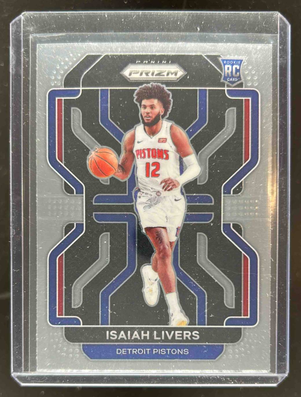 Card image for 2021-22 PANINI PRIZM ISAIAH LIVERS #296 RC ROOKIE DETROIT PISTONS