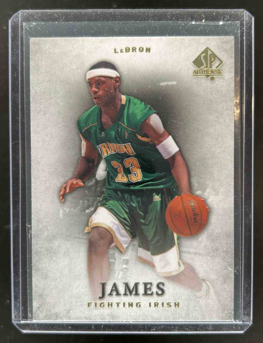 Card image for 2012-13 SP AUTHENTIC LEBRON JAMES #17