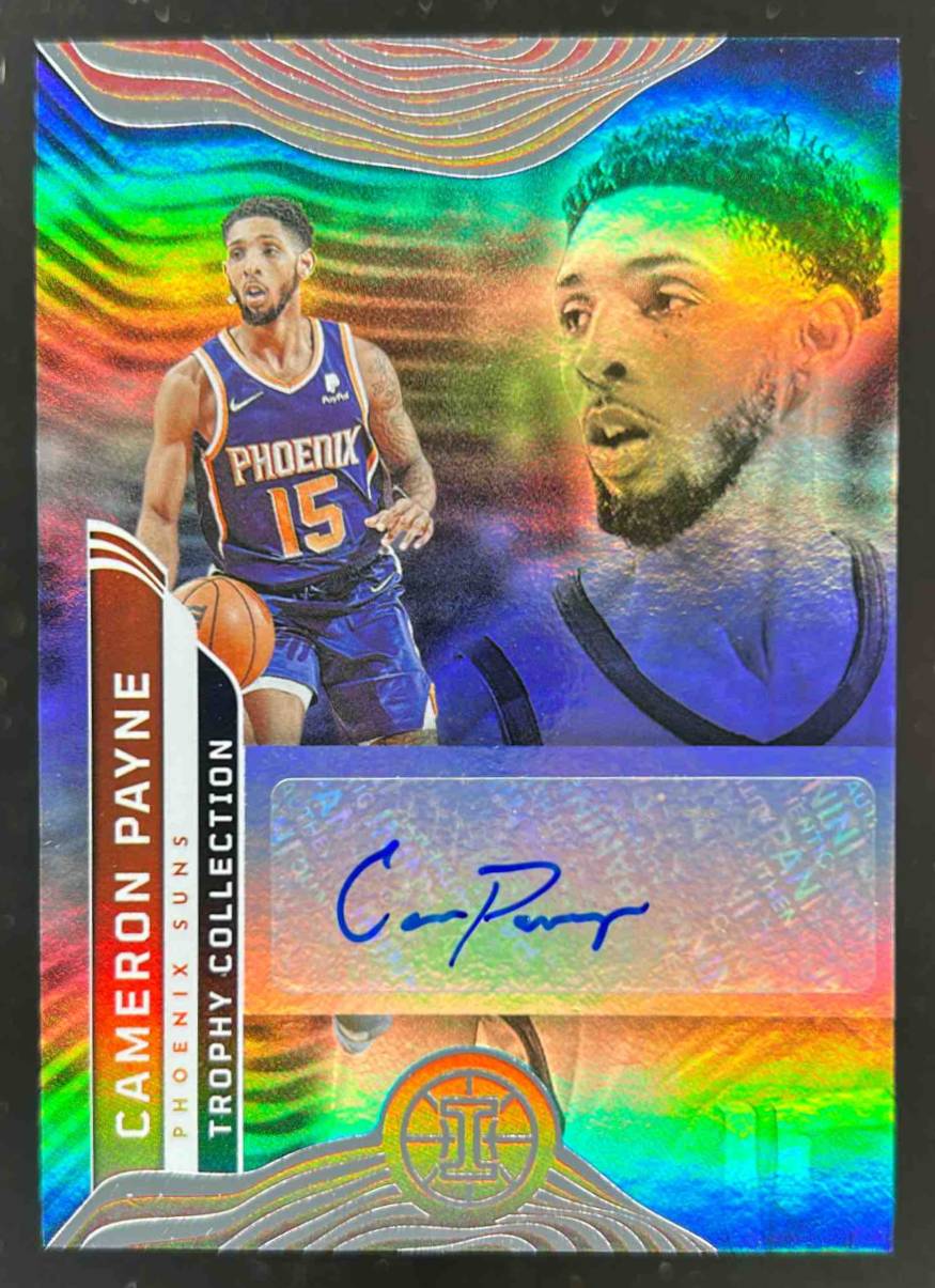 Card image for 2021-22 Panini Illusions Cameron Payne Trophy Collection Signatures #TC-CPP Auto