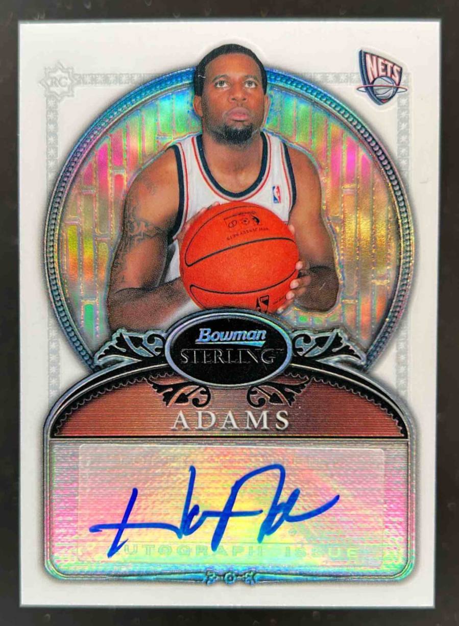 Card image for 2006-07 BOWMAN STERLING HASSAN ADAMS #87 AUTO RC ROOKIE
