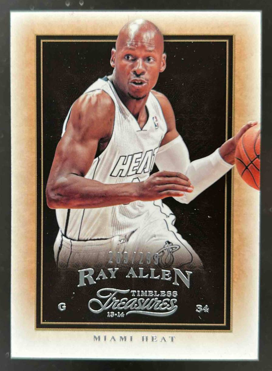 Card image for 2013-14 PANINI TIMELESS TREASURES RAY ALLEN /299 #76 MIAMI HEAT