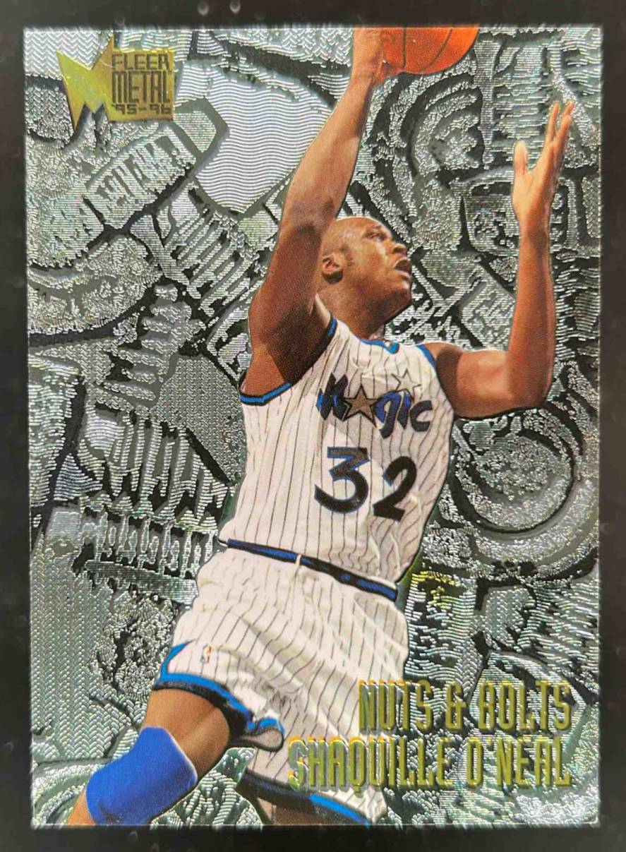 Card image for 1995-96 FLEER METAL SHAQUILLE O'NEAL #215 ORLANDO MAGIC