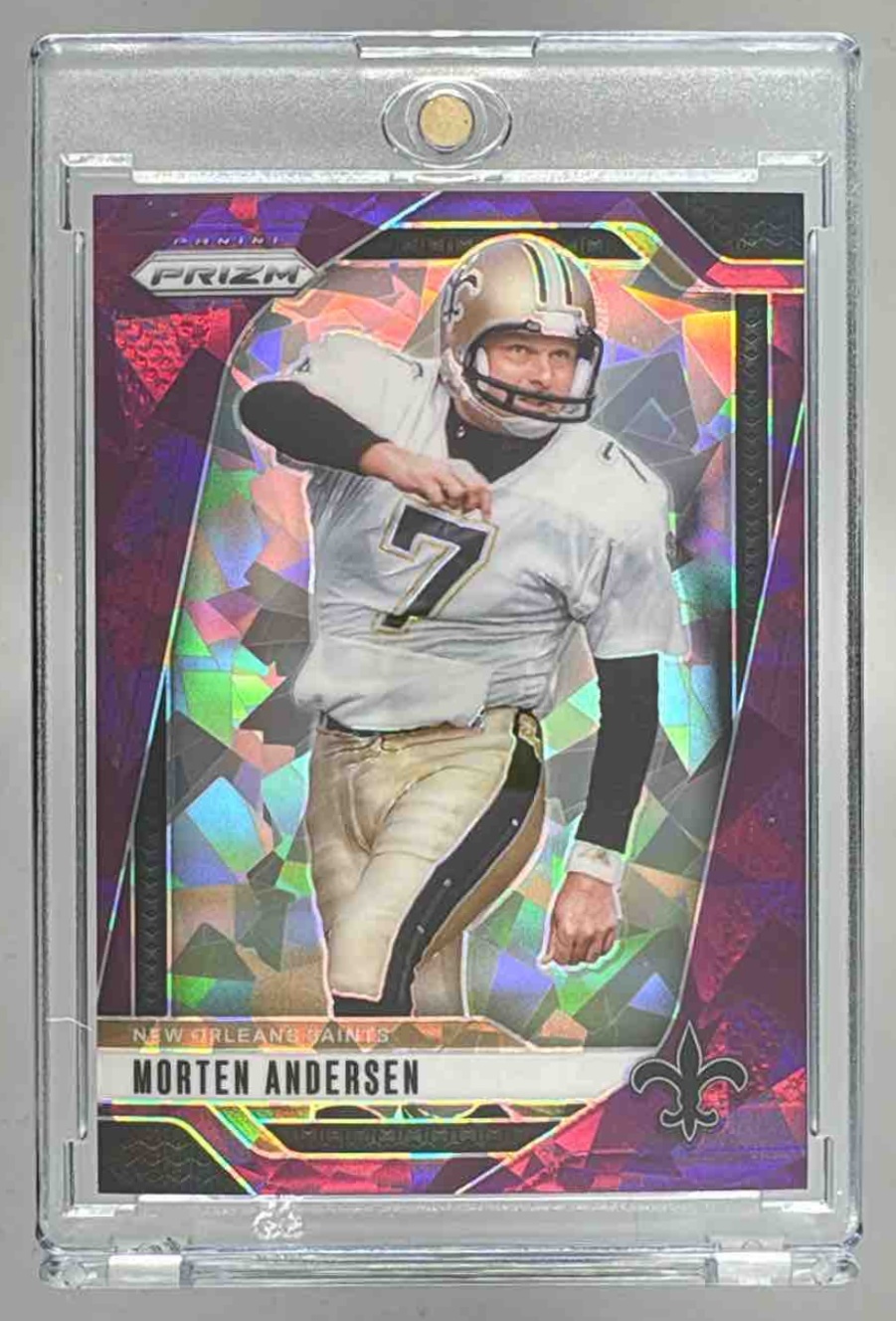 Card image for 2024 Panini Football Prizm Morten Andersen #211 New Orleans Saints