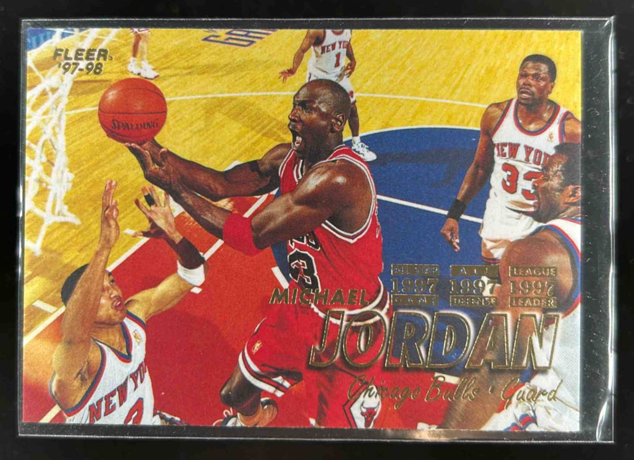 Card image for 1997-98 FLEER MICHAEL JORDAN #23 CHICAGO BULLS