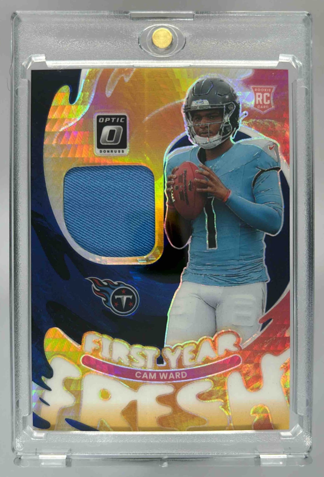 Card image for 2025 Panini Donruss Optic Cam Ward Rookie Recruits #1 RC Titans