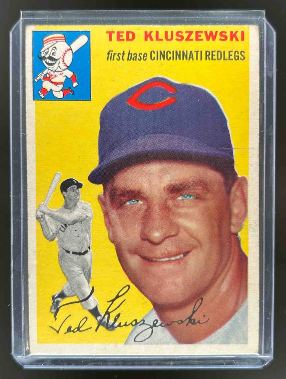 Card image for 1954 TOPPS BASEBALL TED KLUSZEWSKI #7