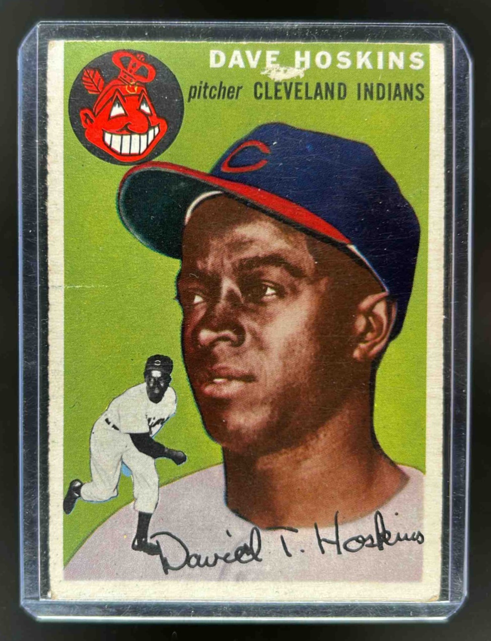 Card image for 1954 TOPPS BASEBALL DAVE HOSKINS #81 RC