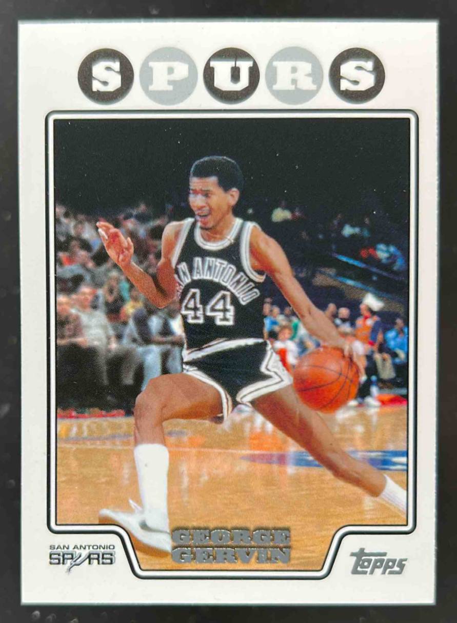 Card image for 2008-09 TOPPS GEORGE GERVIN #178 SAN ANTONIO SPURS