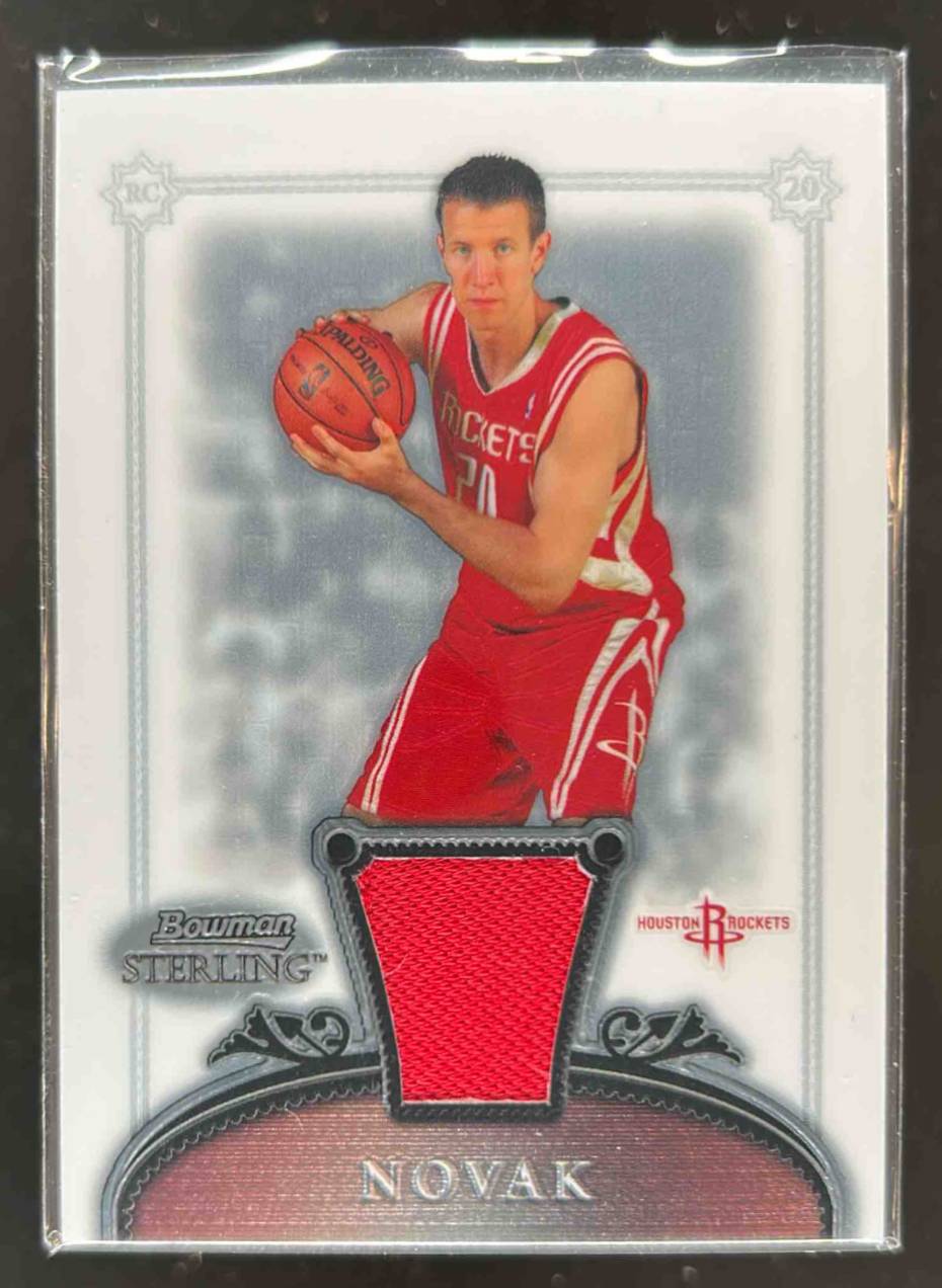 Card image for 2006-07 BOWMAN STERLING STEVE NOVAK #52 MEM RC ROOKIE HOUSTON ROCKETS