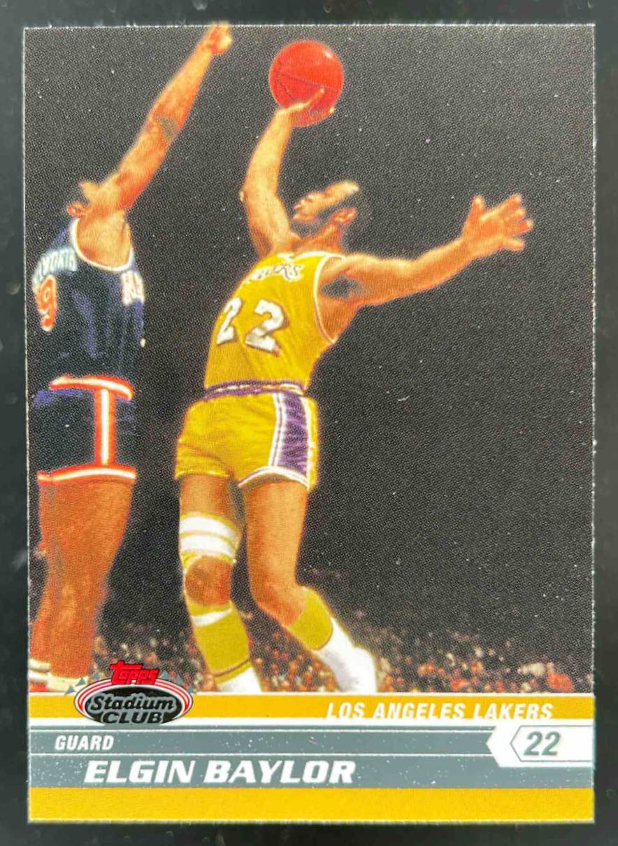 Card image for 2007-08 TOPPS STADIUM CLUB ELGIN BAYLOR #95 LOS ANGELES LAKERS