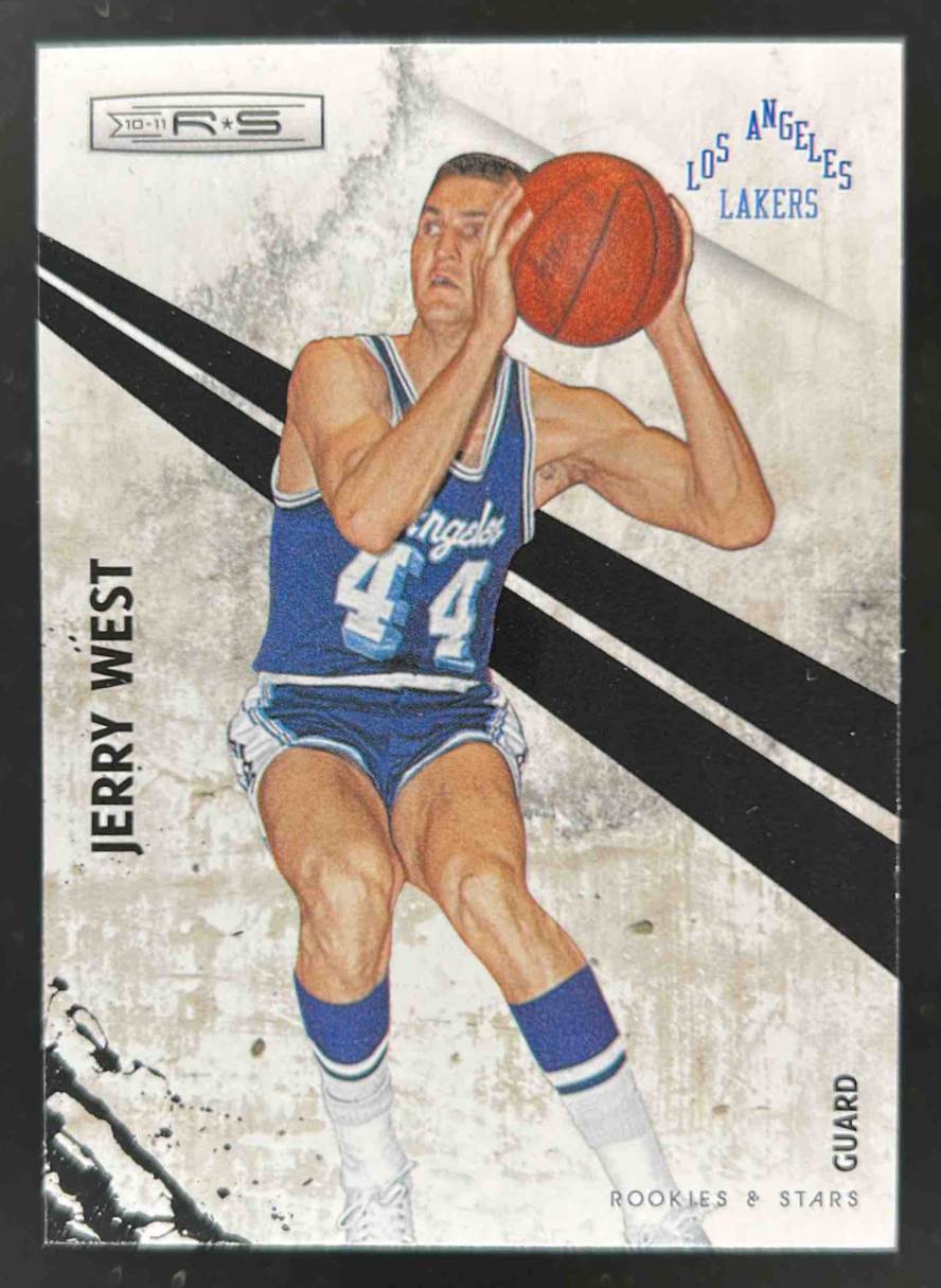 Card image for 2010-11 PANINI ROOKIES & STARS JERRY WEST #115 LOS ANGELES LAKERS