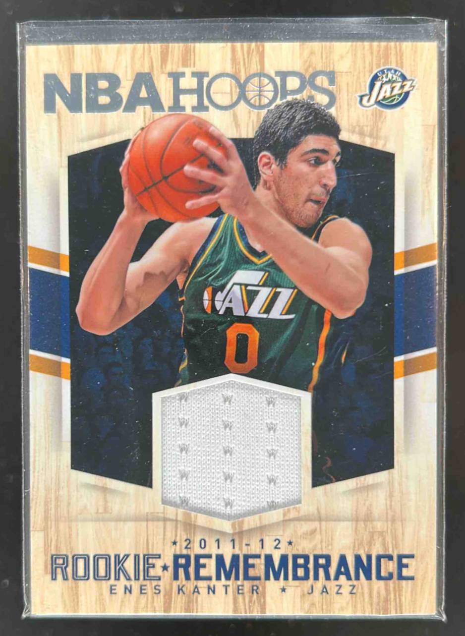 Card image for 2014-15 PANINI HOOPS ENES KANTER ROOKIE REMEMBRANCE #12 UTAH JAZZ