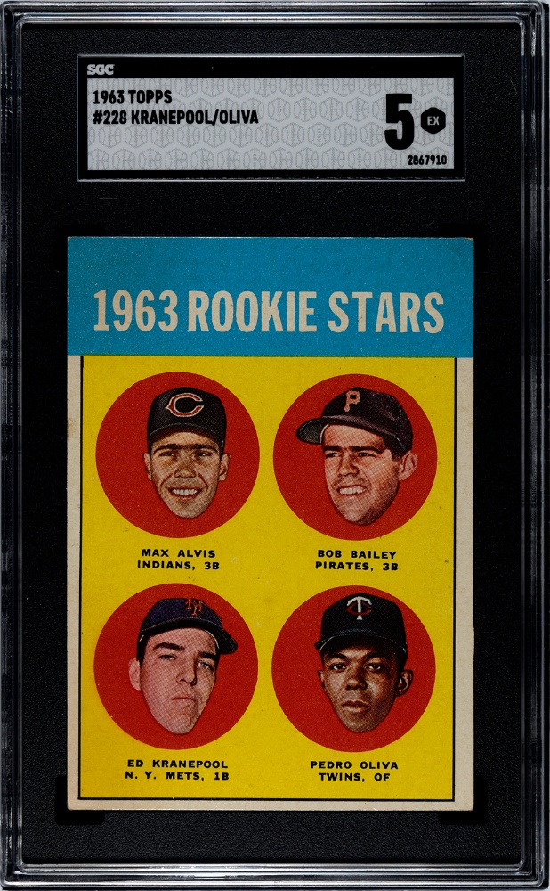 1963 Topps Rookie Stars Tony Oliva #228 SGC 5