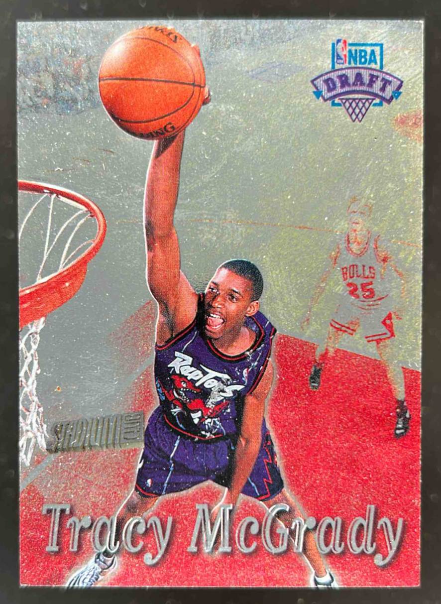 Card image for 1997-98 TOPPS 98 STADIUM CLUB TRACY MCGRADY #217 RC ROOKIE TORONTO RAPTORS