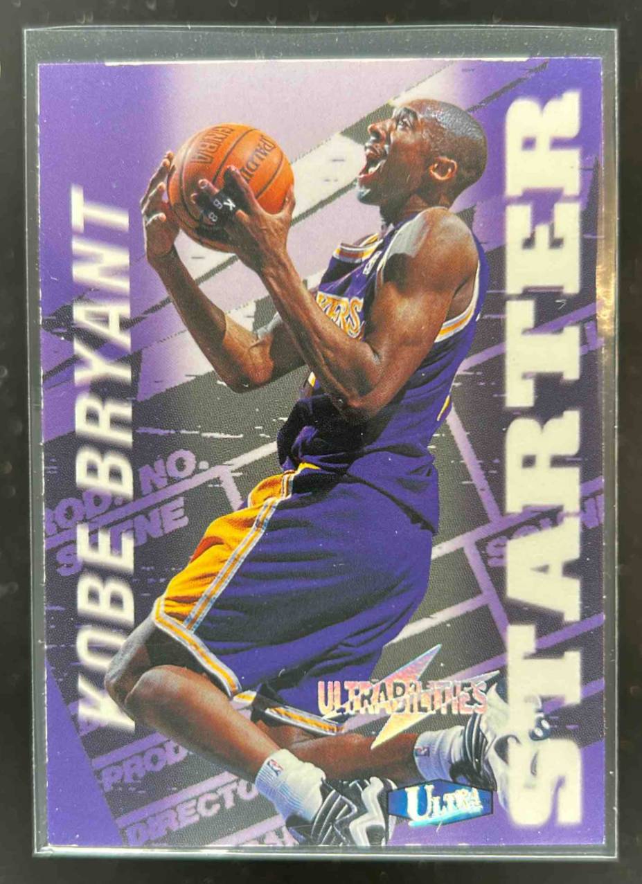 Card image for 1997-98 FLEER ULTRA KOBE BRYANT ULTRABILITIES STARTER #3 S LOS ANGELES LAKERS