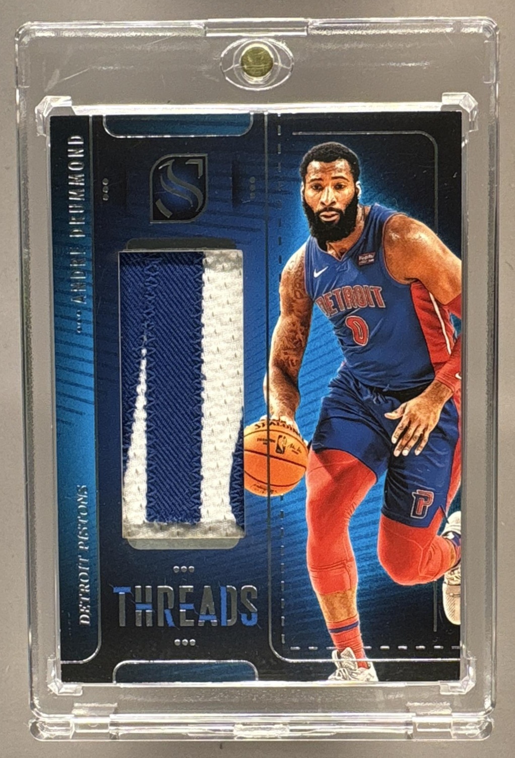 2024-25 PANINI SILHOUETTE ANDRE DRUMMOND #THR-DRU THREADS PISTONS