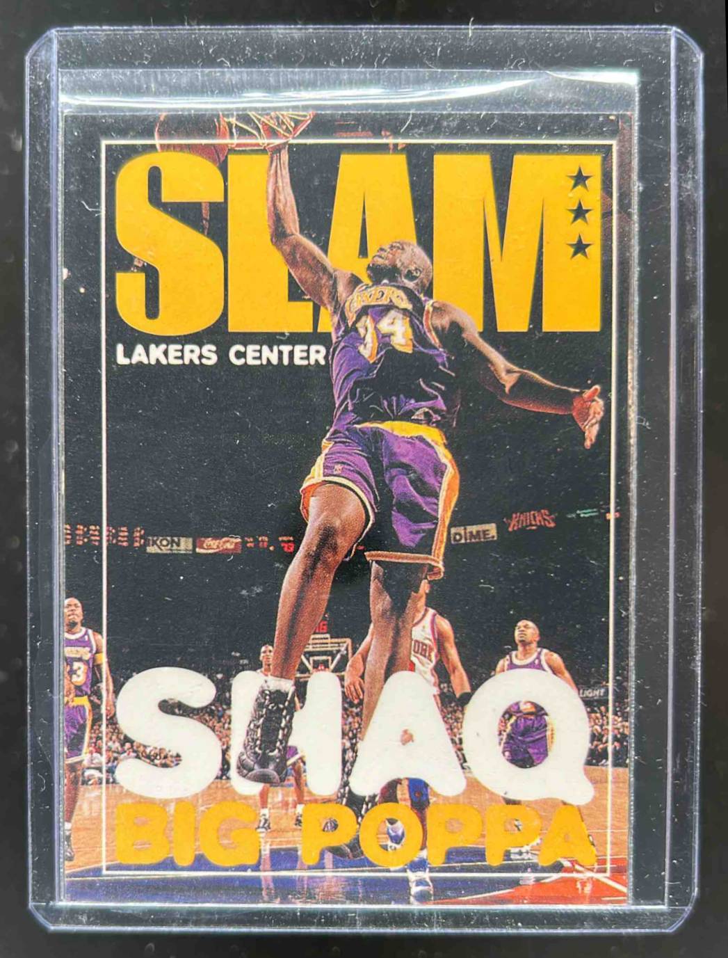 Card image for 1996-97 HOOPS SHAQUILLE O'NEAL #324 LOS ANGELES LAKERS