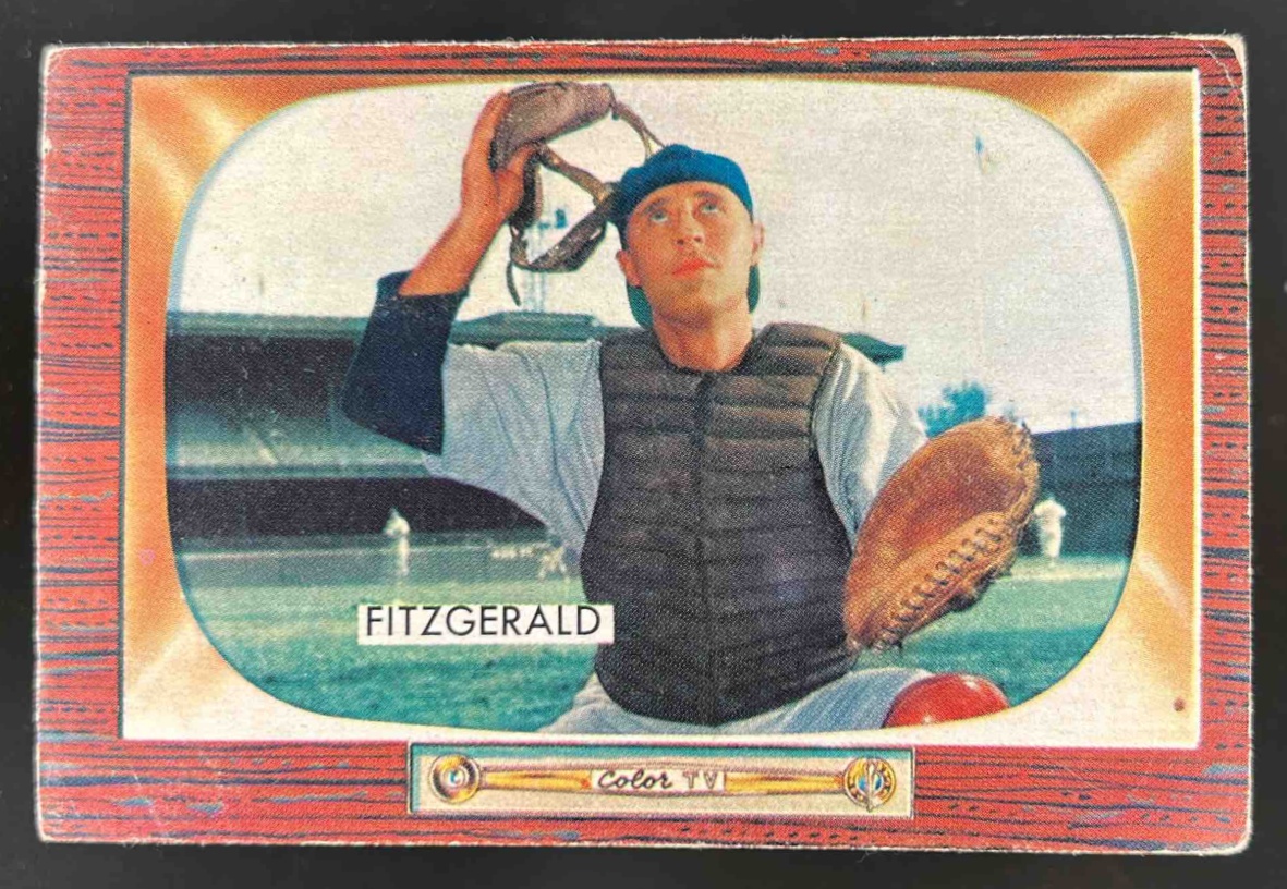 Card image for 1955 BOWMAN BASEBALL ED FITZ GERALD #208