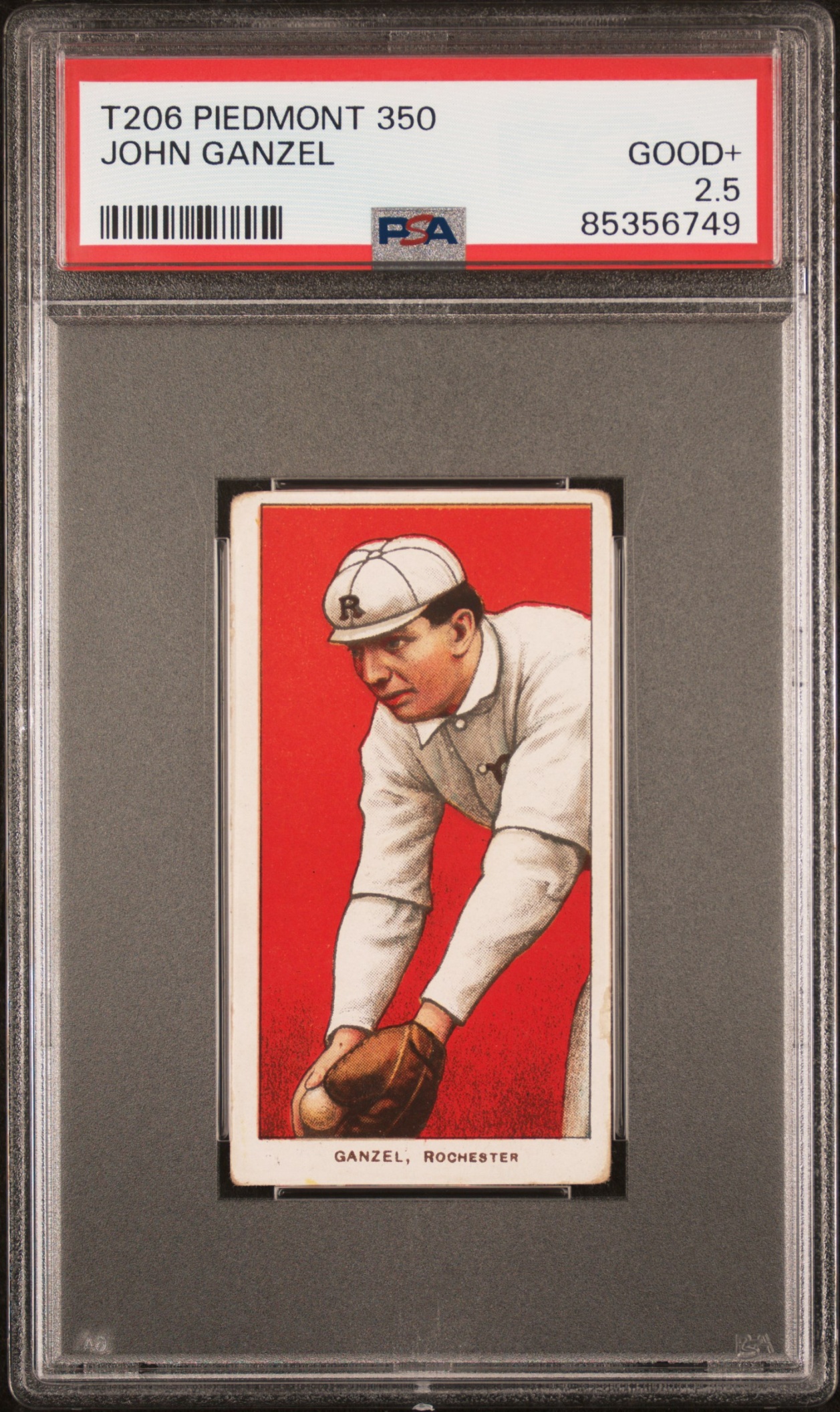 1909-11 T206 John Ganzel Piedmont 350 PSA 2.5