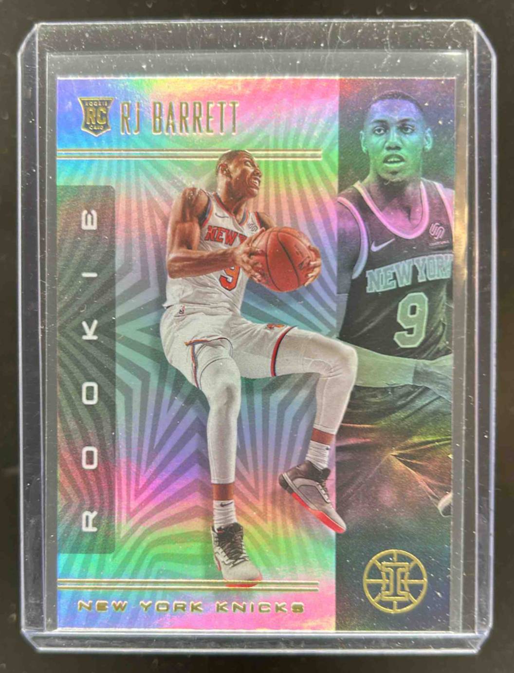 Card image for 2019-20 PANINI ILLUSIONS RJ BARRETT #171 RC ROOKIE NEW YORK KNICKS