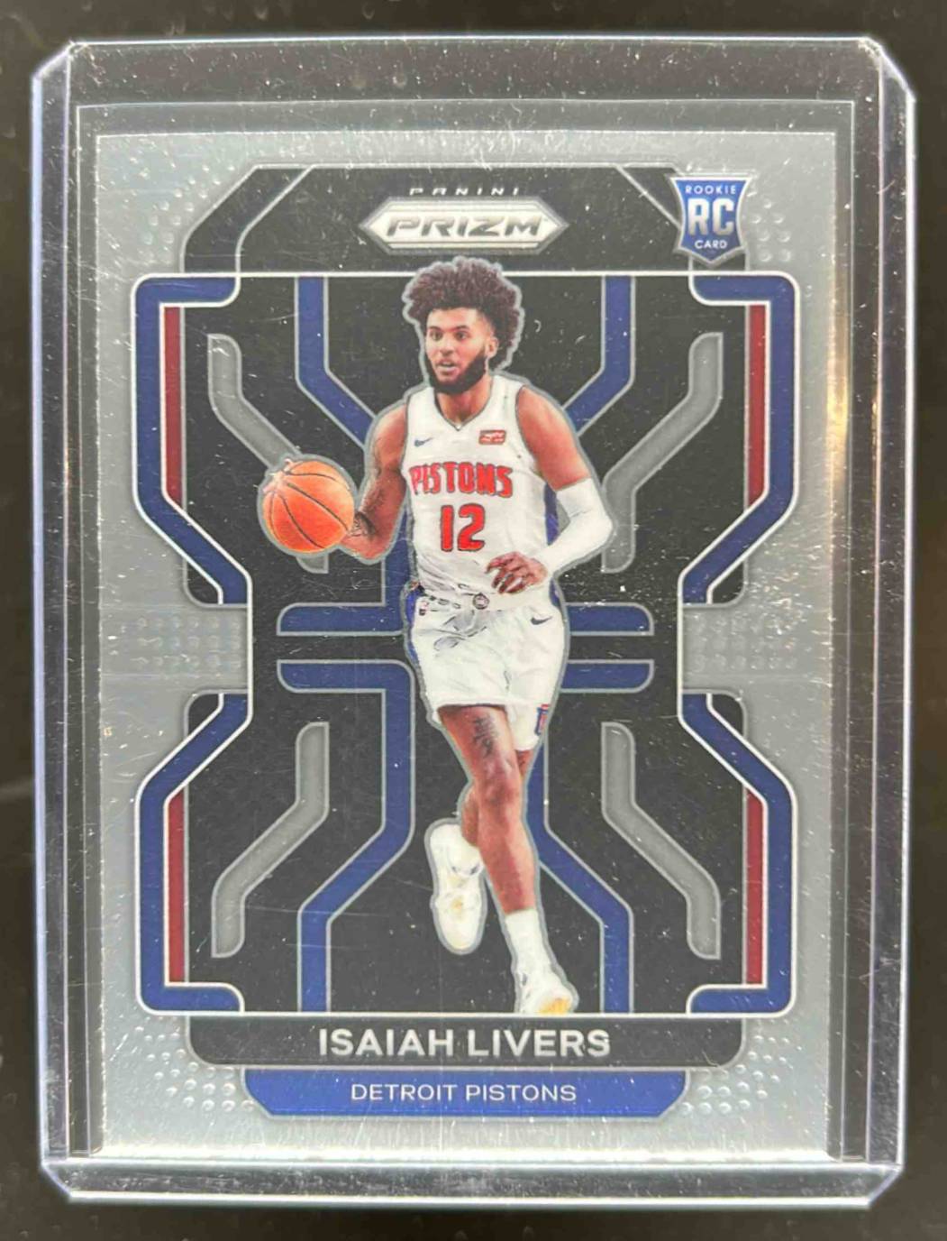 Card image for 2021-22 PANINI PRIZM ISAIAH LIVERS #296 RC ROOKIE DETROIT PISTONS