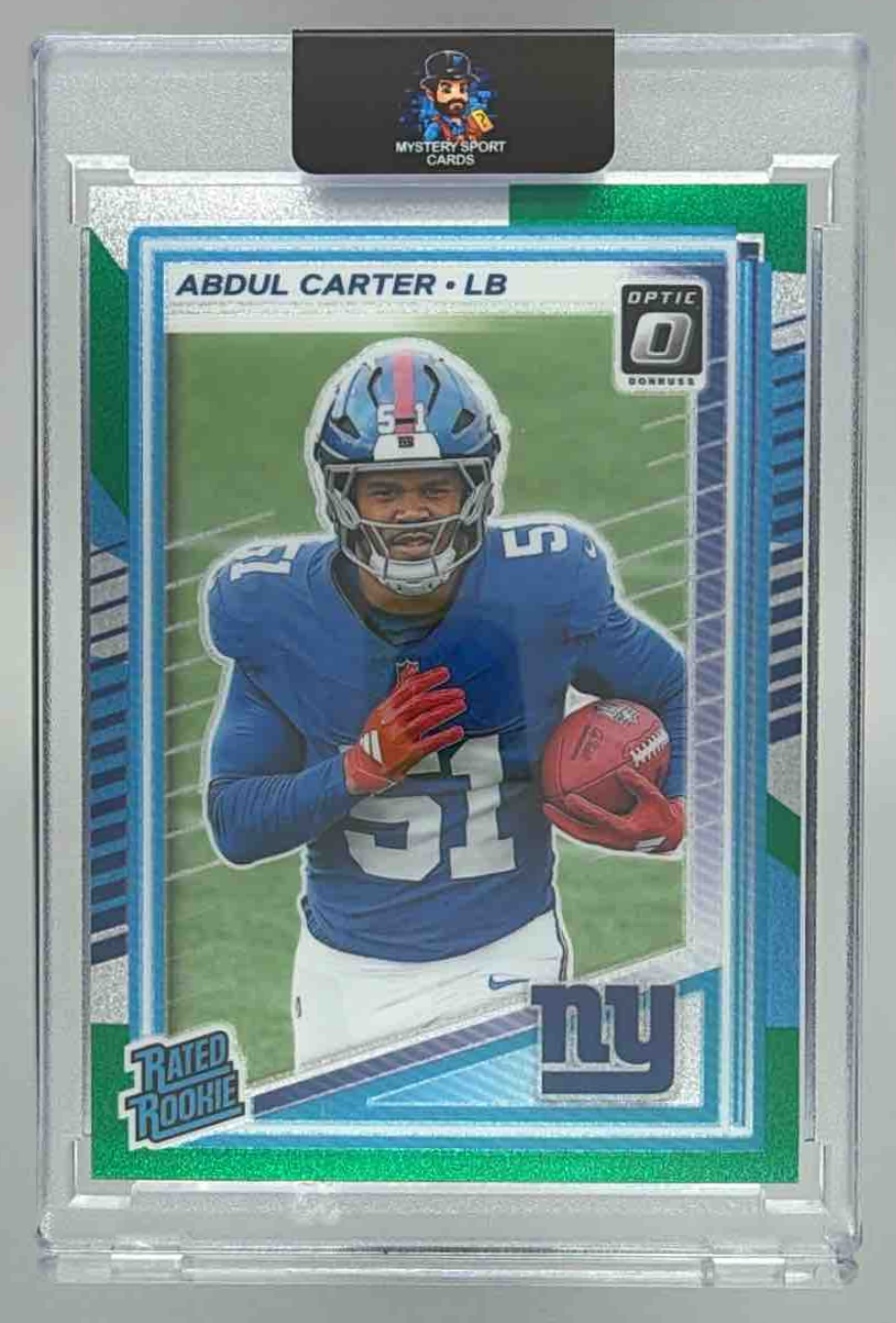 Card image for 2025 Panini Donruss Optic Abdul Carter Rated Rookie #300 Giants
