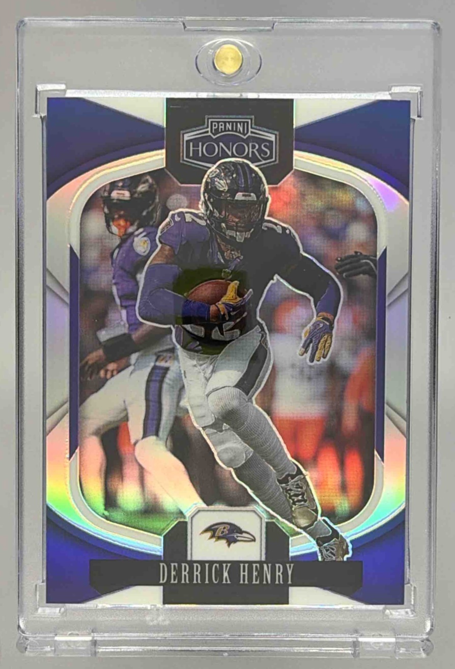 Card image for 2025 Panini Football Honors Derrick Henry /99 #3 Baltimore Ravens