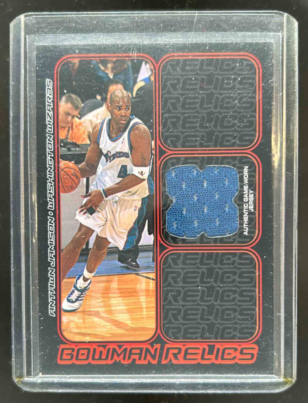 Card image for 2006-07 BOWMAN ANTAWN JAMISON RELICS #BR-AJ WASHINGTON WIZARDS