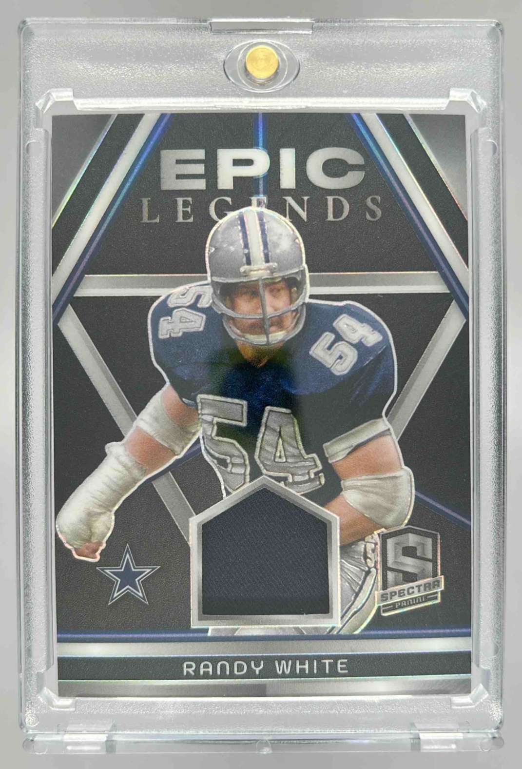 Card image for 2024 Panini Spectra Randy White Epic Legends Materials /99 #ELM-RWE MEM Cowboys