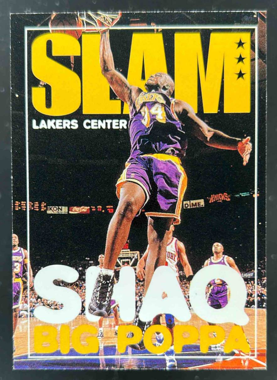 Card image for 1996-97 HOOPS SHAQUILLE O'NEAL #324 LOS ANGELES LAKERS