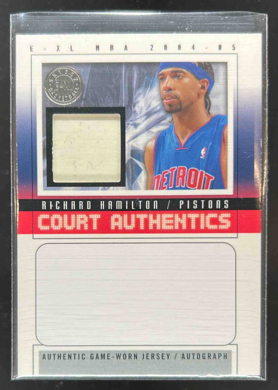 Card image for 2004-05 E-XL RICHARD HAMILTON #CAA-RH COURT AUTHENTICS SIGNATURES JERSEYS /70 AUTO