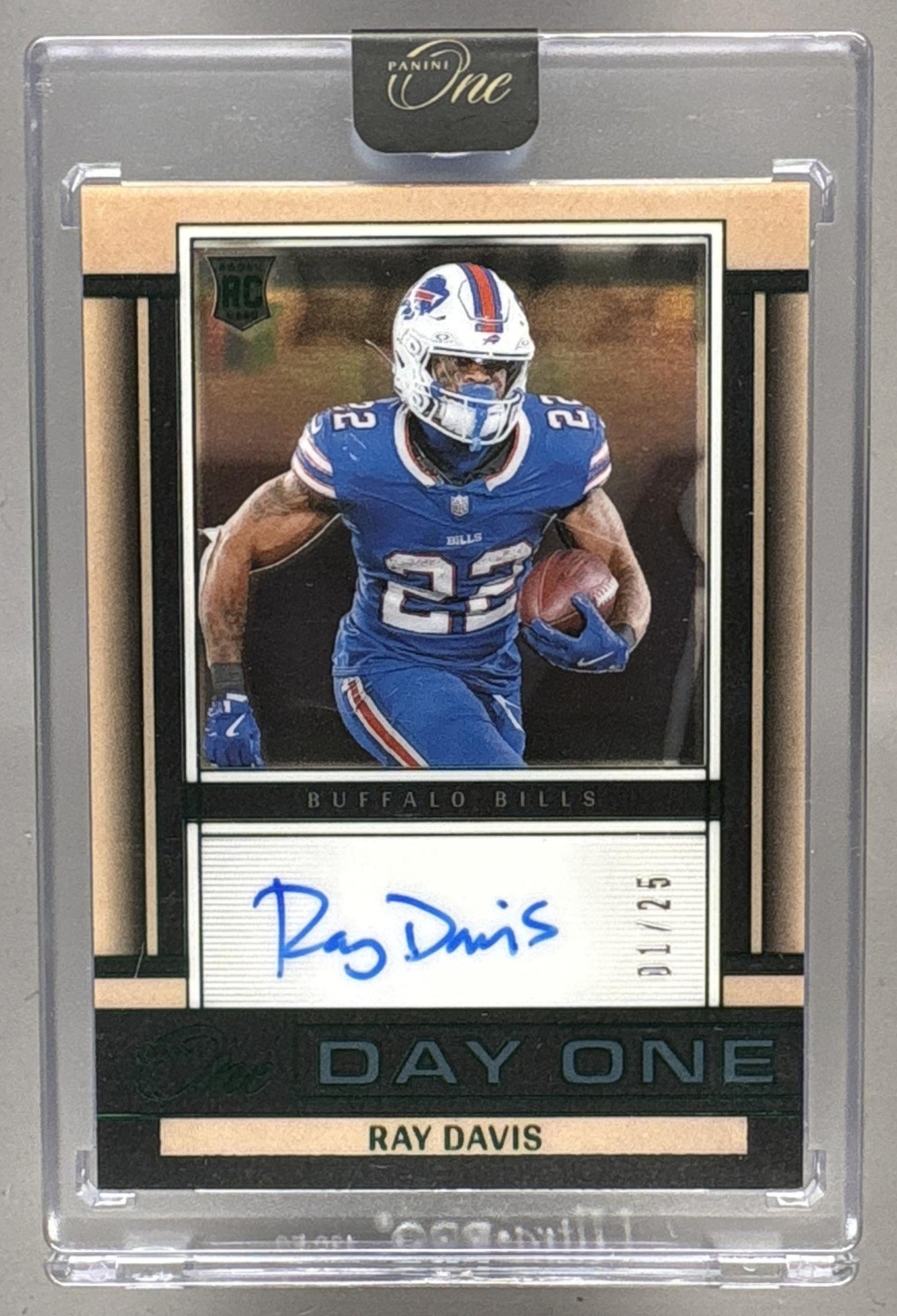 2024 PANINI ONE RAY DAVIS #149 DAY AUTO GREEN 1/25 RC BILLS