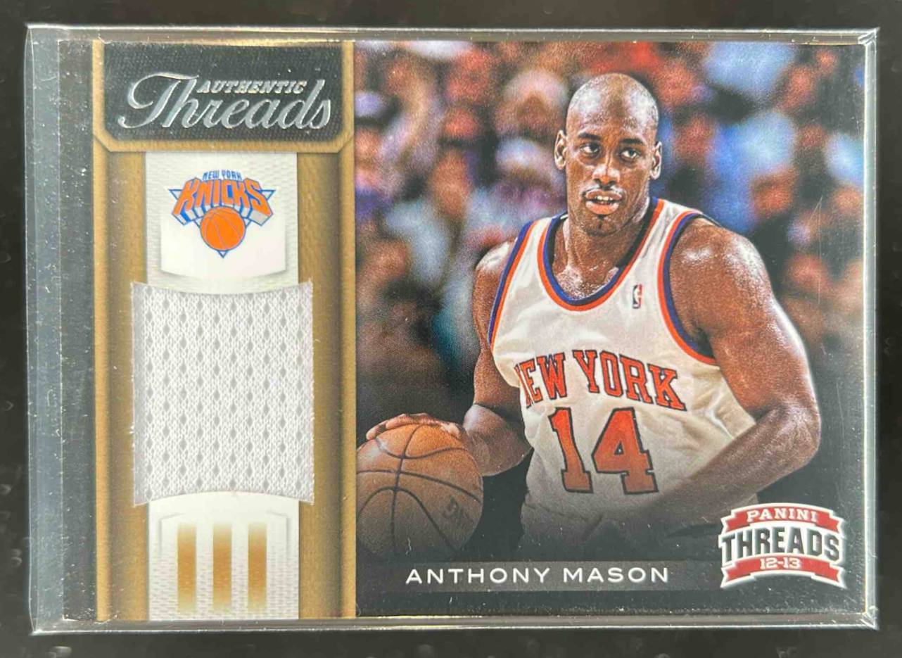 Card image for 2012-13 PANINI THREADS ANTHONY MASON AUTHENTIC #44 NEW YORK KNICKS